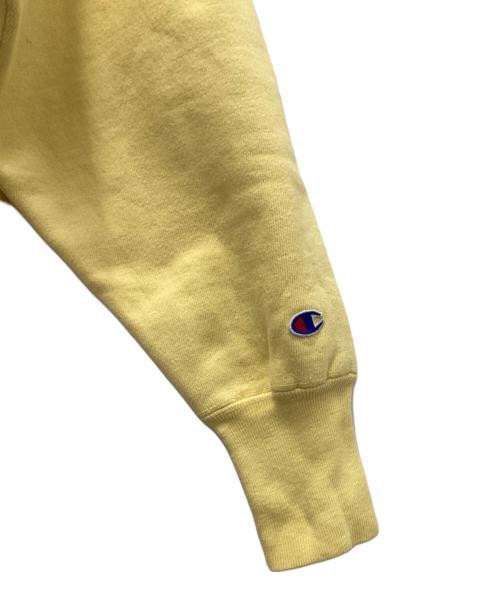 Champion（チャンピオン）Champion (チャンピオン) 90s リバースウィーブスウェット イエロー サイズ:Lの古着・服飾アイテム