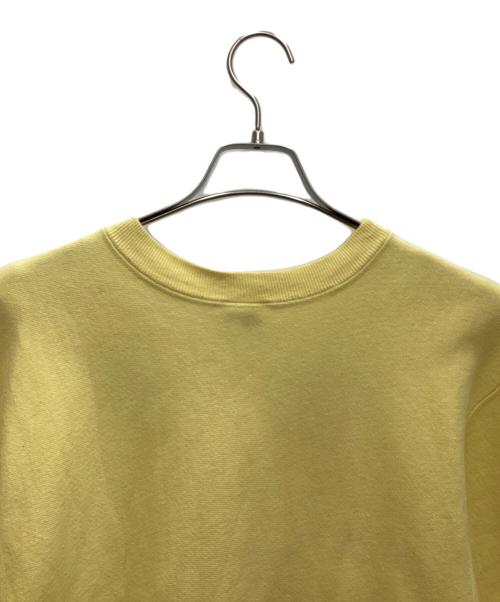 Champion（チャンピオン）Champion (チャンピオン) 90s リバースウィーブスウェット イエロー サイズ:Lの古着・服飾アイテム