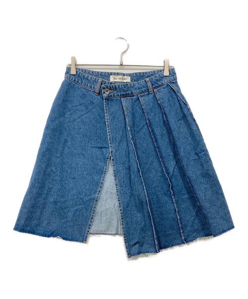 RAY BEAMS（レイ ビームス）RAY BEAMS (レイ ビームス) デニムプリーツスカートセットパンツ インディゴ 未使用品の古着・服飾アイテム