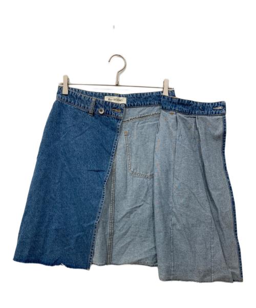 RAY BEAMS（レイ ビームス）RAY BEAMS (レイ ビームス) デニムプリーツスカートセットパンツ インディゴ 未使用品の古着・服飾アイテム