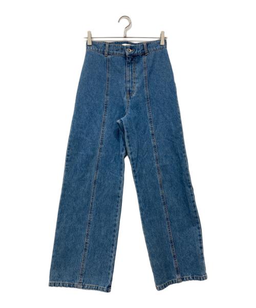 RAY BEAMS（レイ ビームス）RAY BEAMS (レイ ビームス) デニムプリーツスカートセットパンツ インディゴ 未使用品の古着・服飾アイテム