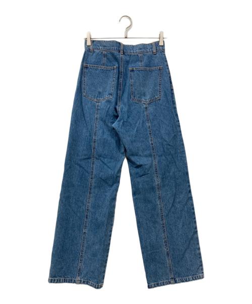 RAY BEAMS（レイ ビームス）RAY BEAMS (レイ ビームス) デニムプリーツスカートセットパンツ インディゴ 未使用品の古着・服飾アイテム