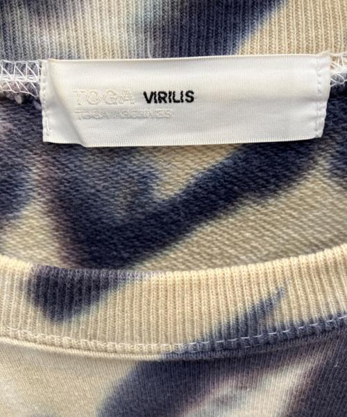 TOGA VIRILIS（トーガ ビリリース）TOGA VIRILIS (トーガ ビリリース) タイダイスウェット ホワイト サイズ:48の古着・服飾アイテム
