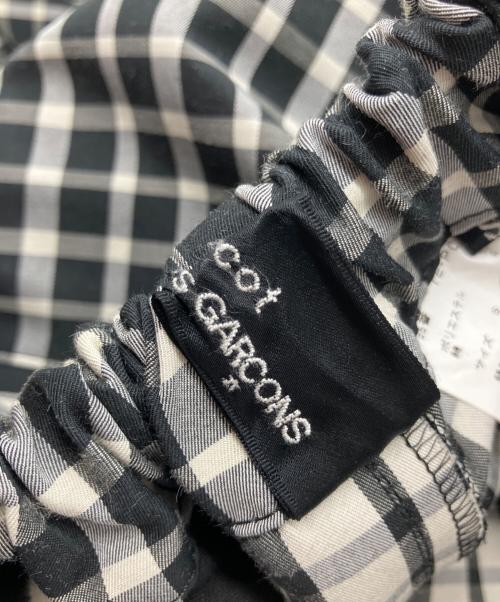 tricot COMME des GARCONS（トリココムデギャルソン）tricot COMME des GARCONS (トリココムデギャルソン) ギンガムチェック2タックワイドパンツ ブラック サイズ:Sの古着・服飾アイテム