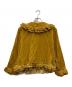 vermeerist beams (フェルメリストビームス) ベロアフリルジャケット イエロー サイズ:F 未使用品：4000円