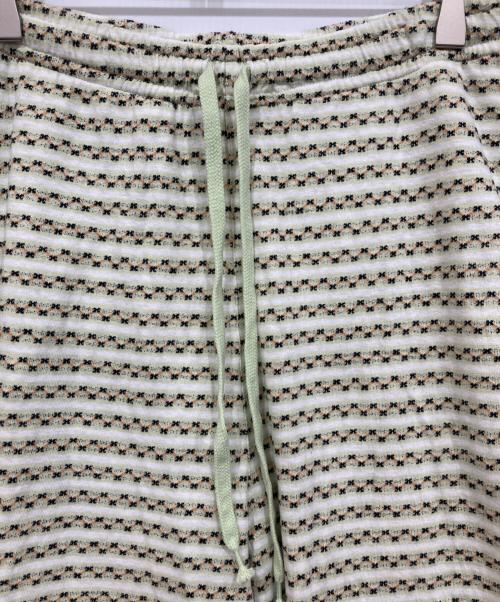 BOWWOW（バウワウ）BOWWOW (バウワウ) BEAMS BOY (ビームスボーイ) 別注ジャカードワイドパンツ グリーン サイズ:Freeの古着・服飾アイテム