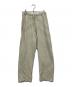 BOWWOW（バウワウ）の古着「別注ジャカードワイドパンツ」｜グリーン