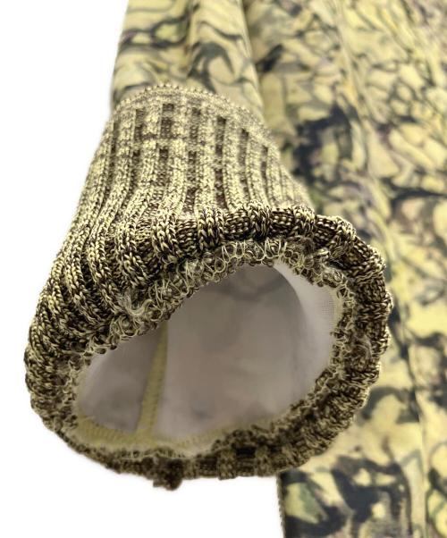 TOGA PULLA（トーガ プルラ）TOGA PULLA (トーガ プルラ) Tricot print L/S ジャージーカットソー イエロー サイズ:SIZE36の古着・服飾アイテム