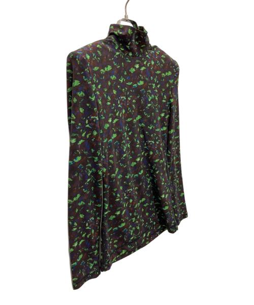 TOGA PULLA（トーガ プルラ）TOGA PULLA (トーガ プルラ) PRINT JERSEY L/S カットソー ブラウン サイズ:SIZE36の古着・服飾アイテム