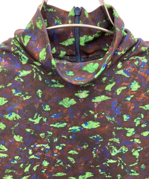 TOGA PULLA（トーガ プルラ）TOGA PULLA (トーガ プルラ) PRINT JERSEY L/S カットソー ブラウン サイズ:SIZE36の古着・服飾アイテム