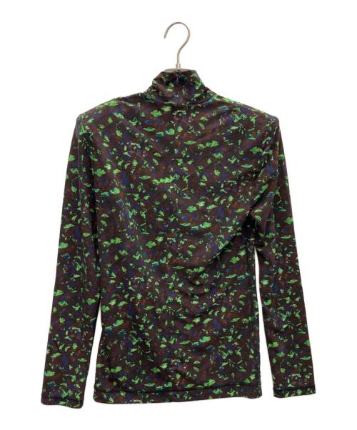 TOGA PULLA（トーガ プルラ）TOGA PULLA (トーガ プルラ) PRINT JERSEY L/S カットソー ブラウン サイズ:SIZE36の古着・服飾アイテム