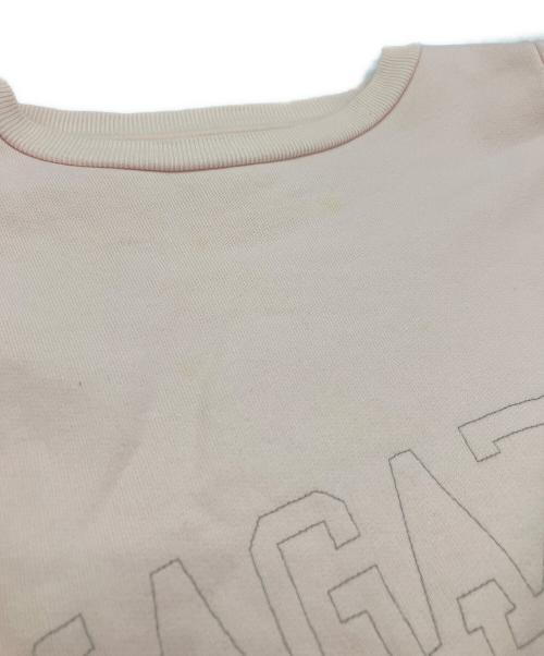 THIRD MAGAZINE（サードマガジン）THIRD MAGAZINE (サードマガジン) ビッグロゴ刺繍スウェット ピンク サイズ:SIZE9の古着・服飾アイテム