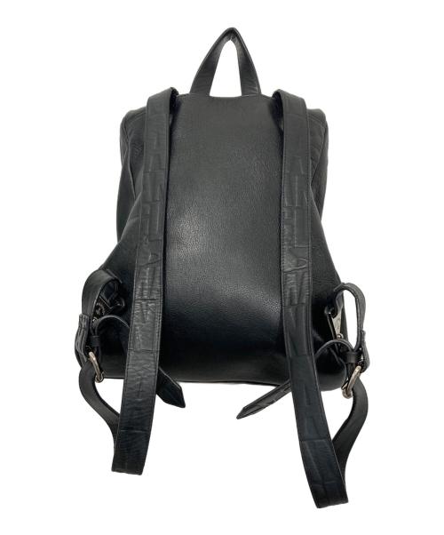 Vivienne Westwood ANGLOMANIA（ヴィヴィアンウエストウッドアングロマニア）Vivienne Westwood ANGLOMANIA (ヴィヴィアンウエストウッドアングロマニア) レザー リュック ブラックの古着・服飾アイテム