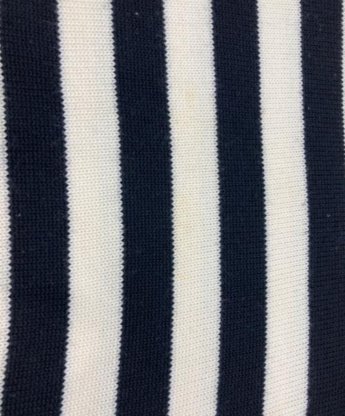 OBLI（オブリ）OBLI (オブリ) ボーダーニット アイボリー サイズ:FREEの古着・服飾アイテム