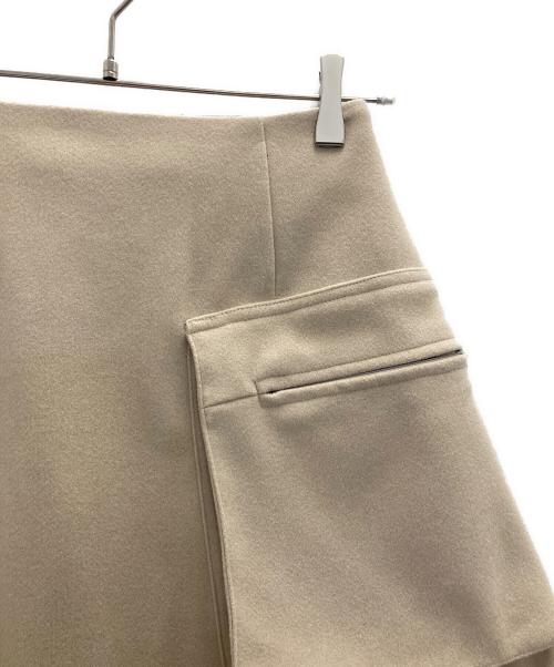 OBLI（オブリ）OBLI (オブリ) ポケットAラインスカート ベージュ サイズ:SIZE1の古着・服飾アイテム