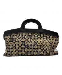 CHANEL（シャネル）の古着「コットンジャージー ココマークハンドバッグ」｜ブラック