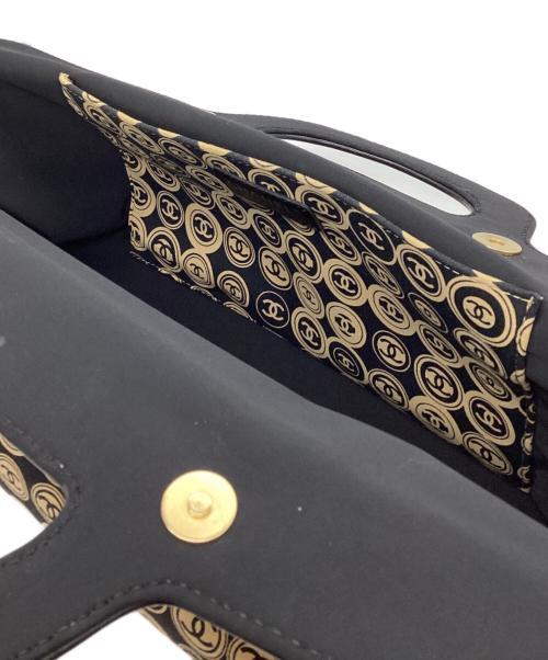 CHANEL（シャネル）CHANEL (シャネル) コットンジャージー ココマークハンドバッグ ブラック サイズ:下記参照の古着・服飾アイテム
