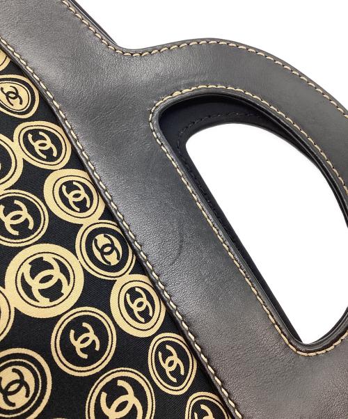 CHANEL（シャネル）CHANEL (シャネル) コットンジャージー ココマークハンドバッグ ブラック サイズ:下記参照の古着・服飾アイテム