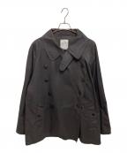 HTSエイチティーエス）の古着「ダブルオーバーショートコート」｜ブラック