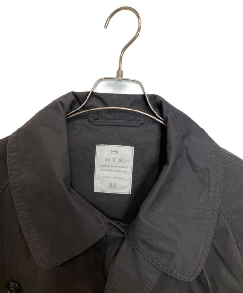 HTS（エイチティーエス）HTS (エイチティーエス) ダブルオーバーショートコート ブラック サイズ:44の古着・服飾アイテム
