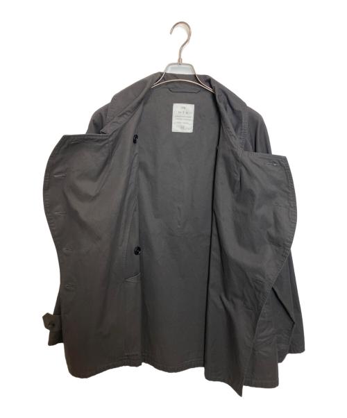 HTS（エイチティーエス）HTS (エイチティーエス) ダブルオーバーショートコート ブラック サイズ:44の古着・服飾アイテム