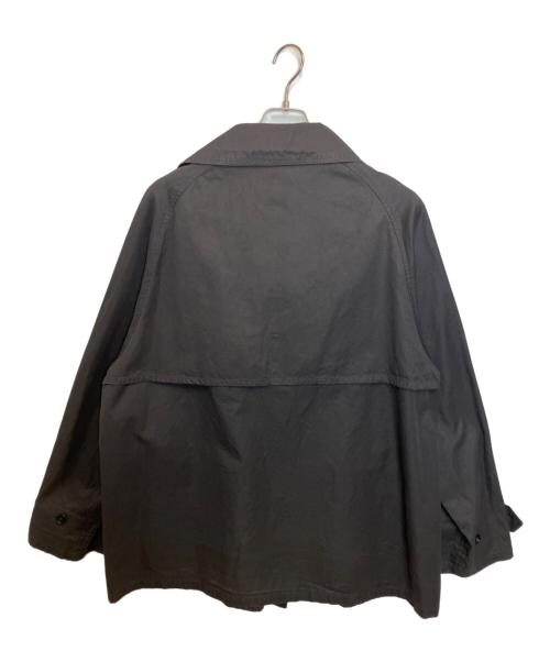 HTS（エイチティーエス）HTS (エイチティーエス) ダブルオーバーショートコート ブラック サイズ:44の古着・服飾アイテム