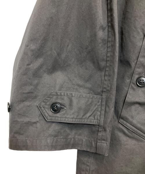 HTS（エイチティーエス）HTS (エイチティーエス) ダブルオーバーショートコート ブラック サイズ:44の古着・服飾アイテム