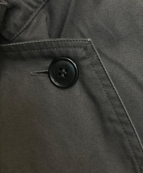 HTS（エイチティーエス）HTS (エイチティーエス) ダブルオーバーショートコート ブラック サイズ:44の古着・服飾アイテム