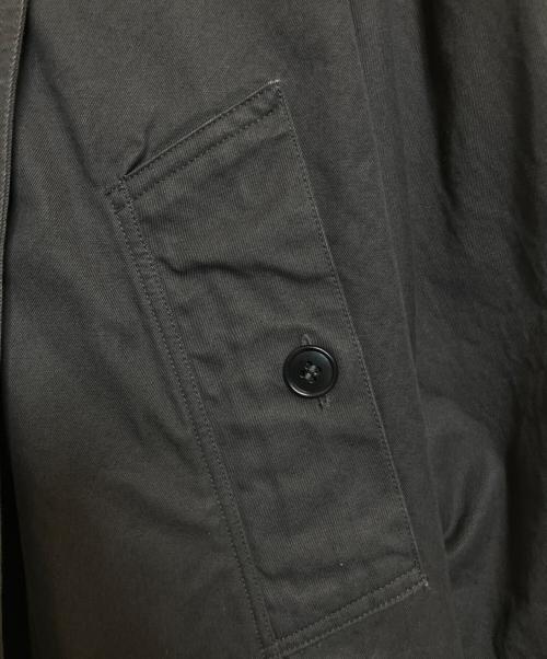 HTS（エイチティーエス）HTS (エイチティーエス) ダブルオーバーショートコート ブラック サイズ:44の古着・服飾アイテム