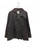 HTS（エイチティーエス）の古着「ダブルオーバーショートコート」｜ブラック