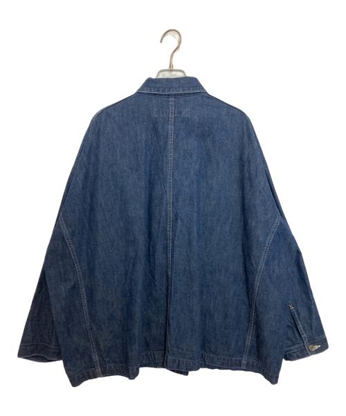 journal standard luxe（ジャーナルスタンダード ラックス）journal standard luxe (ジャーナルスタンダード ラックス) ミリタリーデニム カーサブルゾン インディゴ サイズ:Freeの古着・服飾アイテム