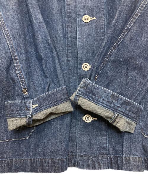 journal standard luxe（ジャーナルスタンダード ラックス）journal standard luxe (ジャーナルスタンダード ラックス) ミリタリーデニム カーサブルゾン インディゴ サイズ:Freeの古着・服飾アイテム