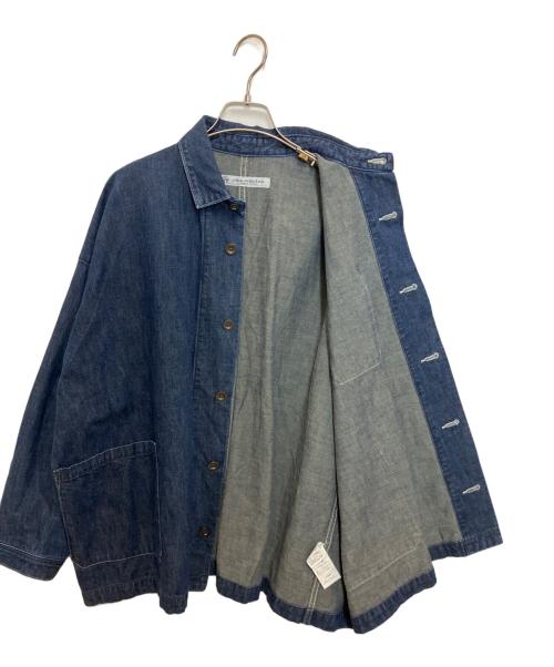 journal standard luxe（ジャーナルスタンダード ラックス）journal standard luxe (ジャーナルスタンダード ラックス) ミリタリーデニム カーサブルゾン インディゴ サイズ:Freeの古着・服飾アイテム