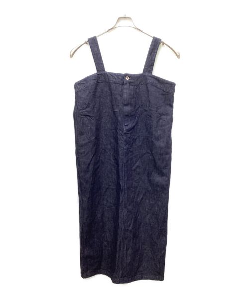 journal standard luxe（ジャーナルスタンダード ラックス）JOURNAL STANDARD LUXE (ジャーナルスタンダード リュクス) 10ozデニム ベアワンピース インディゴ サイズ:FREEの古着・服飾アイテム