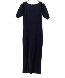 JOSE MOON（ジョゼムーン）の古着「半袖ニットワンピース」｜ネイビー