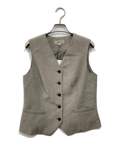 JUSGLITTY（ジャスグリッティー）JUSGLITTY (ジャスグリッティー) ジレ＆スカートSET ブラウン サイズ:2 未使用品の古着・服飾アイテム