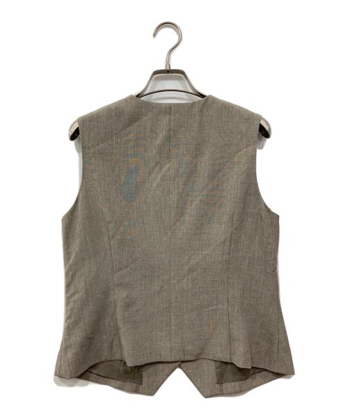 JUSGLITTY（ジャスグリッティー）JUSGLITTY (ジャスグリッティー) ジレ＆スカートSET ブラウン サイズ:2 未使用品の古着・服飾アイテム