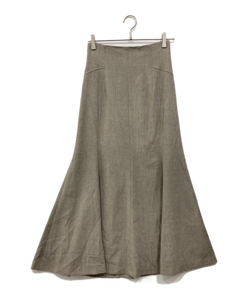 JUSGLITTY（ジャスグリッティー）JUSGLITTY (ジャスグリッティー) ジレ＆スカートSET ブラウン サイズ:2 未使用品の古着・服飾アイテム