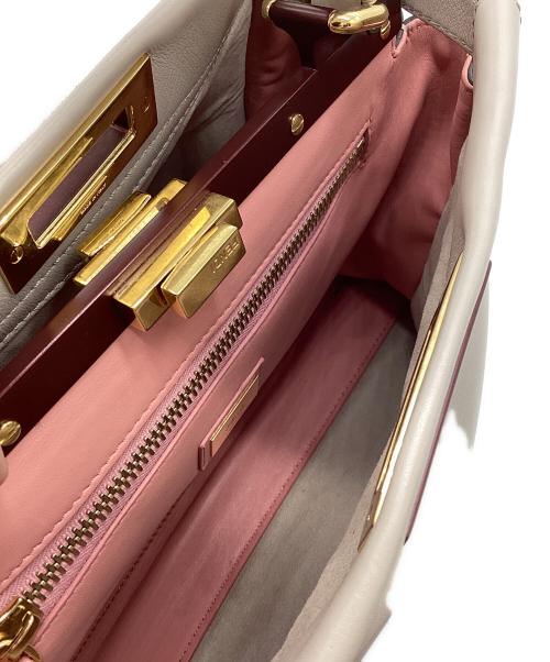 FENDI（フェンディ）FENDI (フェンディ) ピーカブー ミディアム2WAYバッグ ベージュ サイズ:下記参照の古着・服飾アイテム