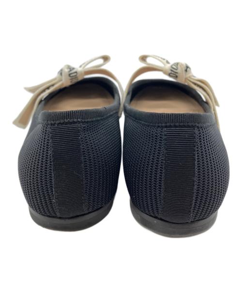 Christian Dior（クリスチャン ディオール）Christian Dior (クリスチャン ディオール) バレエ フラットシューズ ブラック サイズ:34の古着・服飾アイテム