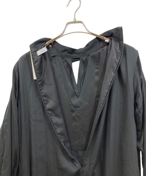 MURRAL（ミューラル）MURRAL (ミューラル) Framed embroidery wrap dress ブラック サイズ:SIZE 2の古着・服飾アイテム