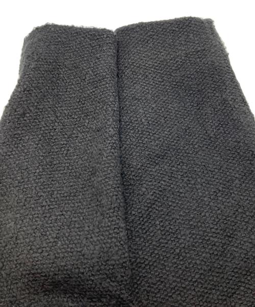 eunoia（ユノイア）eunoia (ユノイア) ツイードダブルショートコート ブラック サイズ:Freeの古着・服飾アイテム