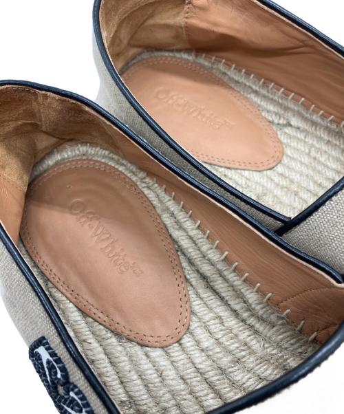 OFFWHITE（オフホワイト）OFFWHITE (オフホワイト) エスパドリーユ ベージュ サイズ:43の古着・服飾アイテム