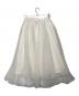 OBLI (オブリ) デニムチュールスカート ホワイト サイズ:1：17000円