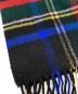 中古・古着 JOHNSTONS OF ELGIN (ジョンストンズオブエルガン) カシミヤチェックストール/マフラー ネイビー：13000円