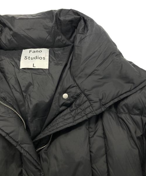 Fano Studios（ファノ ストゥディオズ）Fano Studios (ファノ ストゥディオズ) 中綿ジャケット ブラック サイズ:Lの古着・服飾アイテム