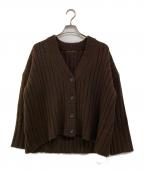 DEUXIEME CLASSEドゥーズィエム クラス）の古着「atmosphere カーディガン」｜ブラウン