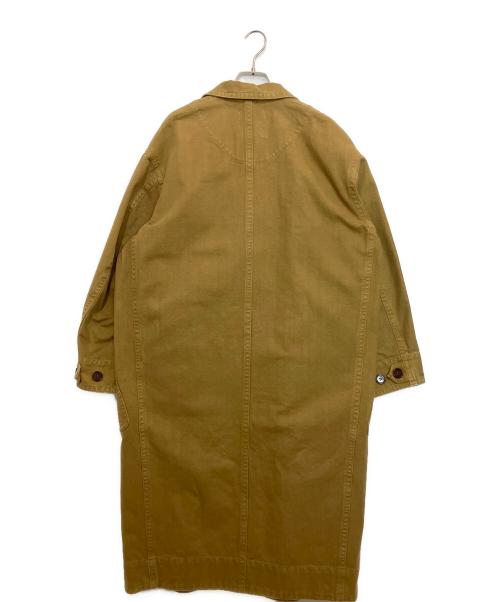 ISABEL MARANT ETOILE（イザベルマランエトワール）ISABEL MARANT ETOILE (イザベルマランエトワール) キャンバスベルテッドコート ベージュ サイズ:34の古着・服飾アイテム