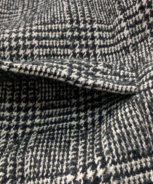 Couture d'adam（クチュールドアダム）Couture d'adam (クチュールドアダム) グレンチェックチェスターコート ブラック サイズ:FREEの古着・服飾アイテム