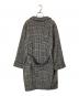 Couture d'adam (クチュールドアダム) グレンチェックチェスターコート ブラック サイズ:FREE：17000円